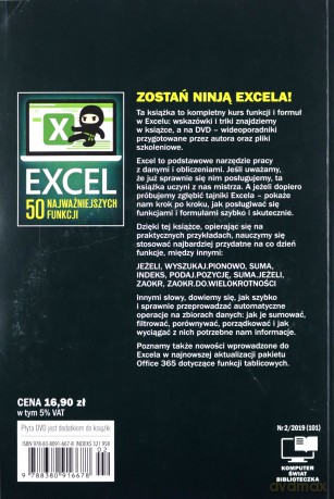 Komputer Świat Excel 50 najważniejszych funkcji [KSIĄŻKA]
