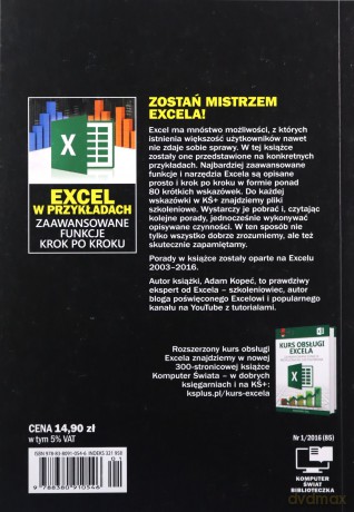 Komputer Świat Excel w przykładach [KSIĄŻKA]