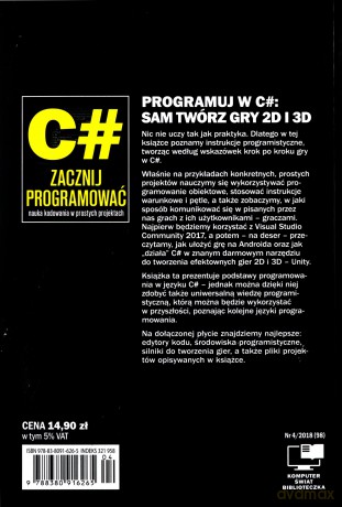 Komputer Świat Zacznij programować C# [KSIĄŻKA]