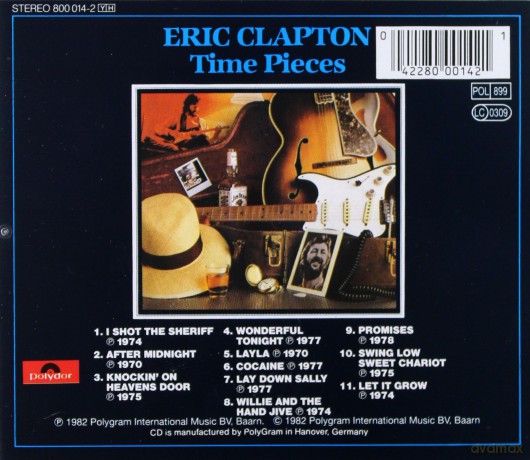 Eric Clapton: Time Pieces/The Best Of [CD]