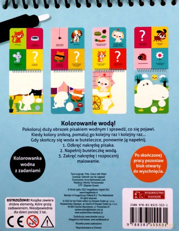 Magiczne obrazki. Zwierzęta domowe - Deborah van de Leijgraaf [KSIĄŻKA]