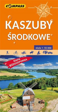 Mapa turystyczna - Kaszuby środkowe 1:55 000