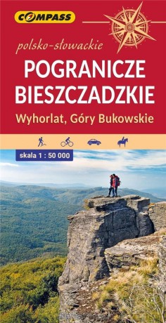Mapa turystyczna - Pogranicze Bieszczadzkie, Wyhorlat