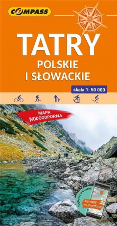 Mapa turystyczna - Tatry Polskie i Słowackie lam.