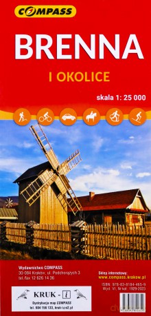 Mapa turystyczna - Ustroń i okolice, Brenna i okolice