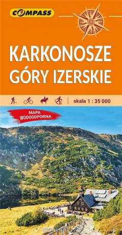 Mapa turystyczna - Karkonosze, Góry Izerskie 1:35 000