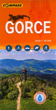 Mapa turystyczna - Gorce 1:40 000 lam