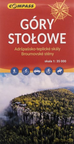 Mapa turystyczna - Góry Stołowe 1:35 000