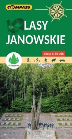 Mapa turystyczna - Lasy Janowskie 1:50 000