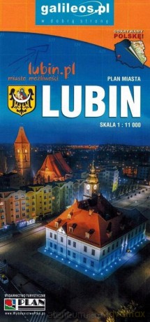 Mapa turystyczna - Lubin, Powiat Lubiński [KSIĄŻKA]