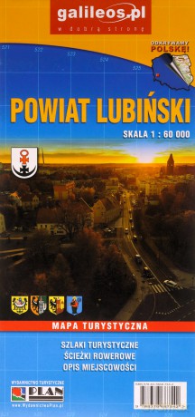 Mapa turystyczna - Lubin, Powiat Lubiński [KSIĄŻKA]