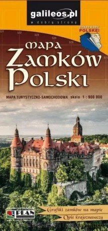 Mapa Zamków Polski 1:900 000