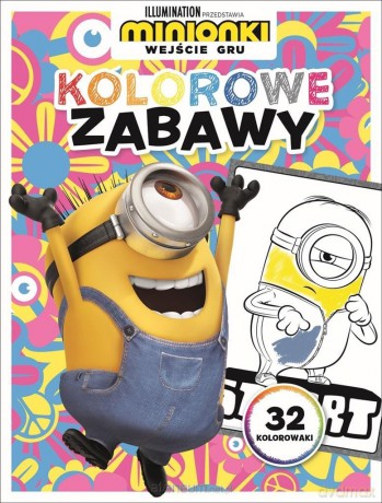 Minionki. Wejście Gru. Kolorowe zabawy - Sabine Paris [KSIĄŻKA]