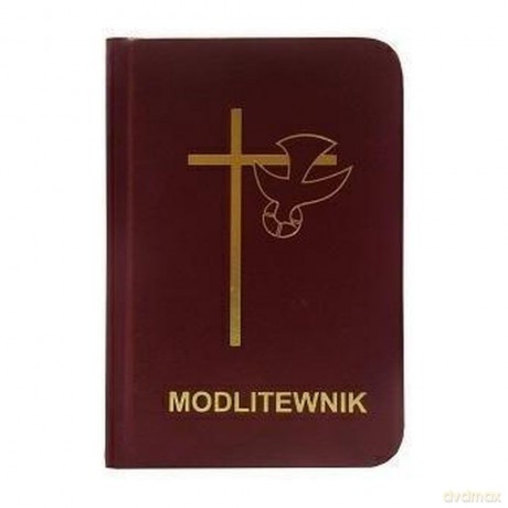 Modlitewnik mały złocony - bordo [KSIĄŻKA]