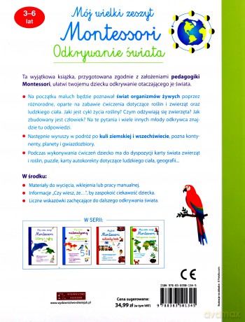 Mój wielki zeszyt Montessori Odkrywanie świata [KSIĄŻKA]