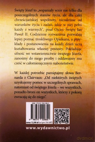 Nabożeństwo 31-dniowe ku czci świętego Józefa [KSIĄŻKA]