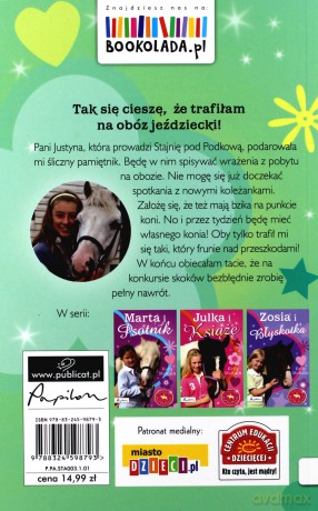Zuzia I Kartacz Stajnia Pod Podkową - Kelly Mckain [KSIĄŻKA]