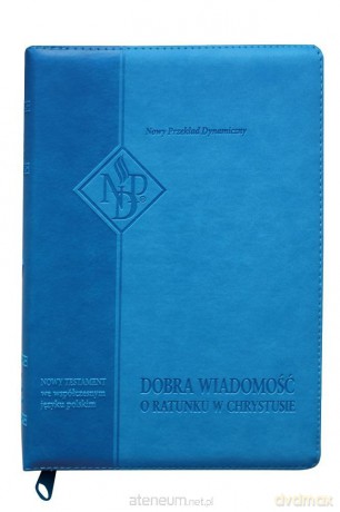 Nowy Testament NPD błękitny z paginatorami [KSIĄŻKA]