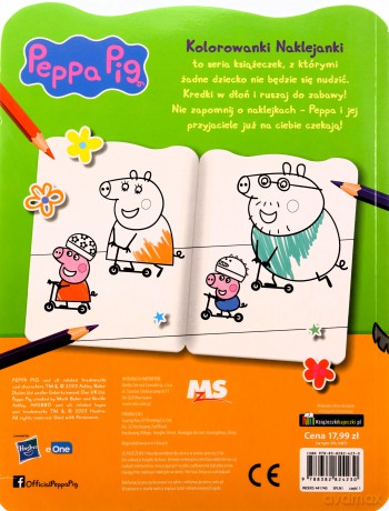 Peppa Pig. Kolorowanki Naklejanki Pomaluj mój.. [KSIĄŻKA]