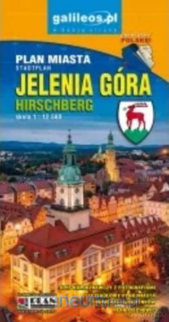 Plan miasta - Jelenia Góra 1:12 500 [KSIĄŻKA]