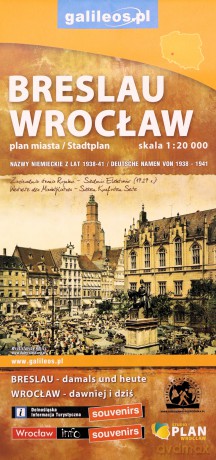 Plan miasta - Wrocław Breslau