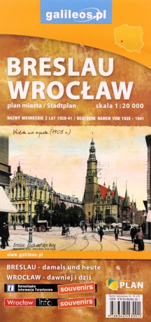 Plan miasta - Wrocław Breslau