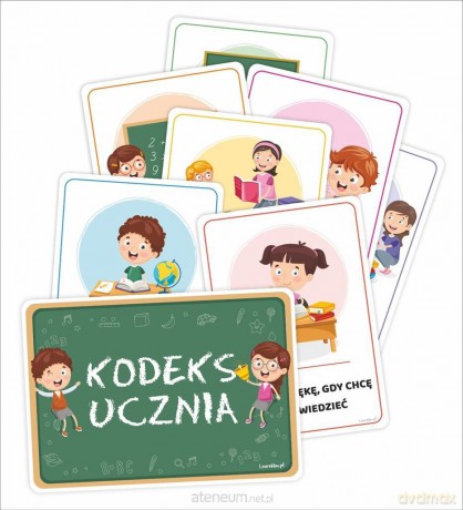 Plansze szkolne - Kodeks ucznia (17 plansz) [KSIĄŻKA]