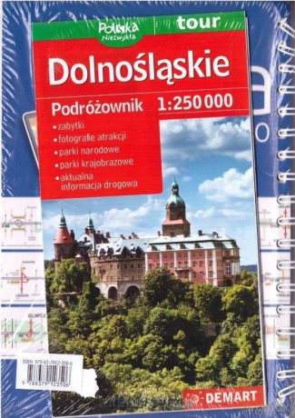 Podróżownik Dolnośląskie 1:250 000 + atlas samochodowy PL [KSIĄŻKA]