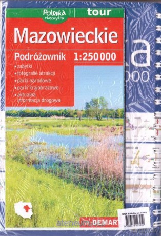 Podróżownik Mazowieckie 1:250 000 + atlas samochodowy PL [KSIĄŻKA]