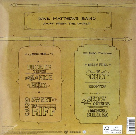 Dave Matthews Band: Away From The World [2xWinyl]