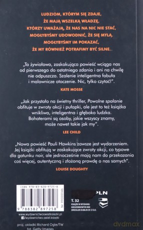 Powolne spalanie pocket - Paula Hawkins [KSIĄŻKA]