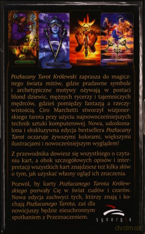Pozłacany Tarot Królewski - Ciro Marchetti, Barbara Moore [KSIĄŻKA]