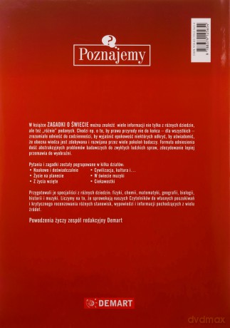 Poznajemy. Zagadki o Świecie - Marzena Wieczorek [KSIĄŻKA]