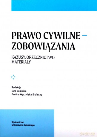 Prawo cywilne zobowiązania [KSIĄŻKA]