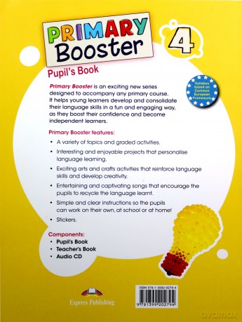 Primary Booster 4 podręcznik - Jenny Dooley, Virginia Dooley, Martina Jeren [KSIĄŻKA]