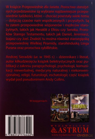 Proroctwa starożytnych - Andrzej Sieradzki [KSIĄŻKA]
