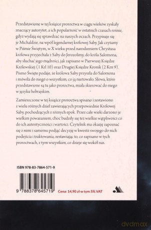 Proroctwo królowej Saby [KSIĄŻKA]