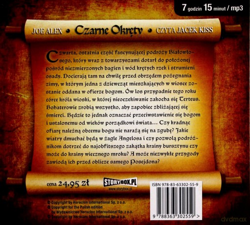 Czarne Okręty 4: Sam bądź księciem - Joe Alex [AUDIOBOOK] [CD-MP3] 