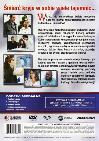 Anatomia prawdy sezon 1 [3DVD]