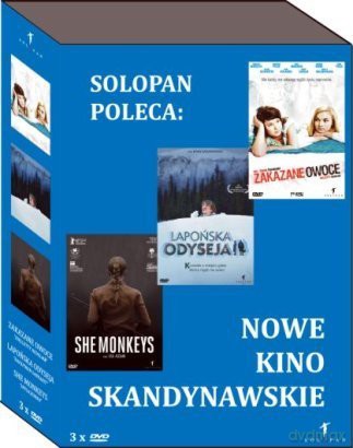 Nowe kino skandynawskie: Zakazane owoce / Lapońska odyseja / She monkeys BOX [3DVD]