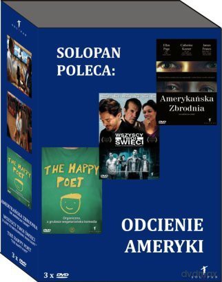 Odcienie ameryki: amerykanska zbrodnia / wszyscy twoi swieci / the happy poet box [3dvd]
