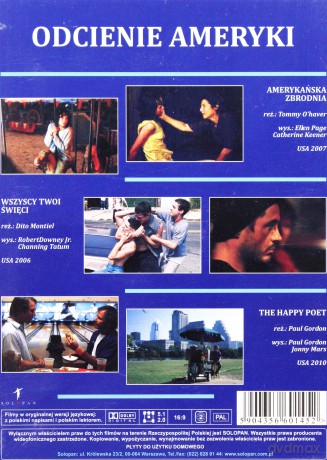 Odcienie ameryki: amerykanska zbrodnia / wszyscy twoi swieci / the happy poet box [3dvd]