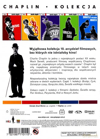 Chaplin Kolekcja: 5 arcydzieł filmowych 1 [BOX] [5DVD]