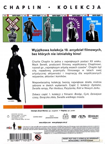 Chaplin Kolekcja: 5 arcydzieł filmowych 2 [BOX] [5DVD]