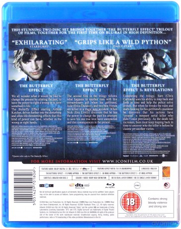 The Butterfly Effect Trilogy (Efekt motyla: Trylogia) [2Blu-Ray]
