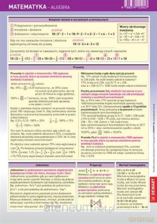 Ściągawka - Matematyka - Algebra [KSIĄŻKA]