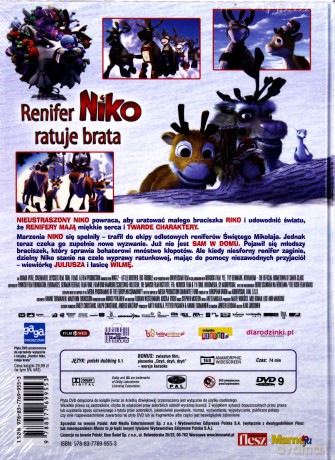 Renifer Niko ratuje brata (booklet) [DVD]