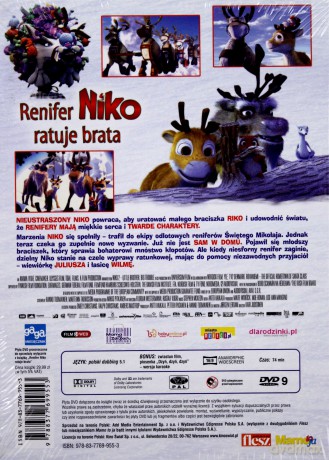 Renifer Niko ratuje brata (booklet) [DVD]