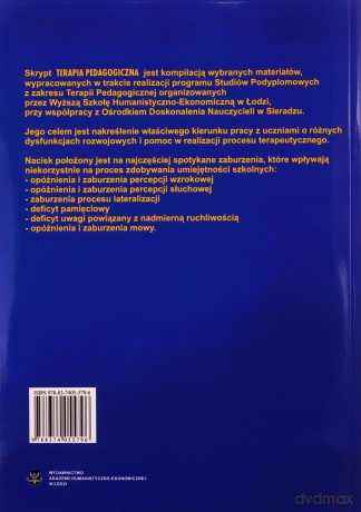 Terapia pedagogiczna. Scenariusze zajęć - Violetta Florkiewicz [KSIĄŻKA]