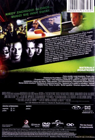 Szybcy i wściekli wersja specjalna [DVD]